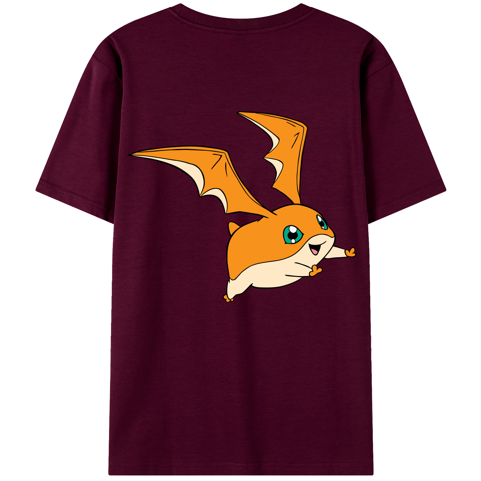 （画像用） Digimon デジタルモンスター/デジモン レディース半袖Tシャツ(バックプリント)